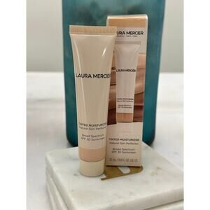 Laura Mercier NIB Tinted Moisturizer Natural Skin Perfector 1W1 Porcelain
